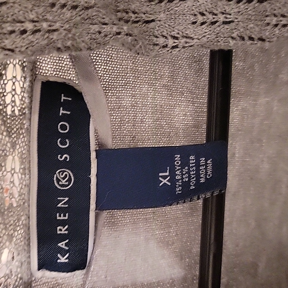 Karen Scott grey sweater